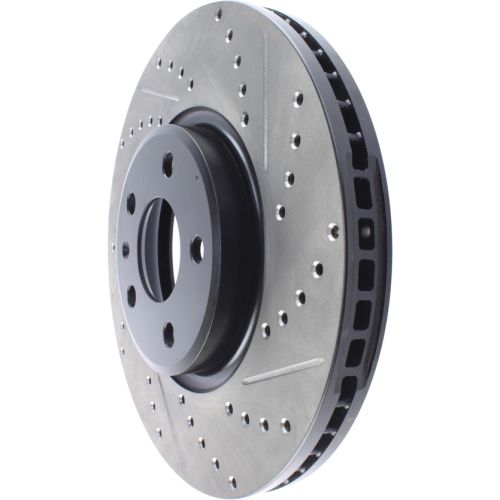 127.33136L - StopTech Sport Drilled & Slotted Brake Rotor; Front Left