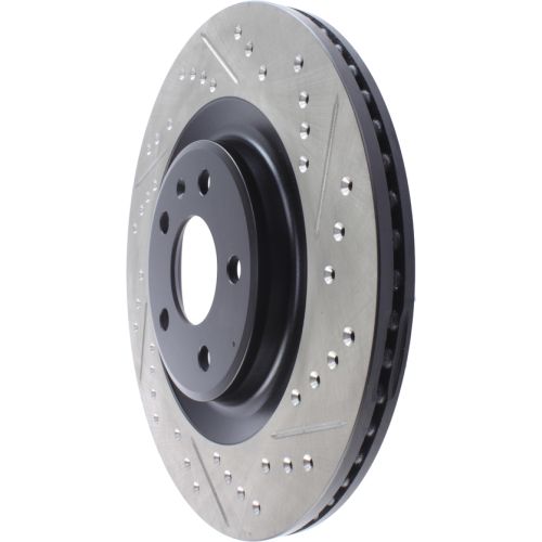 127.33137L - StopTech Sport Drilled & Slotted Brake Rotor; Rear Left