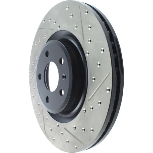 127.33138L - StopTech Sport Drilled & Slotted Brake Rotor; Front Left