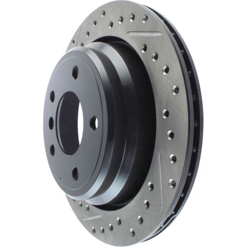 127.34046R - StopTech Sport Drilled & Slotted Brake Rotor; Rear Right