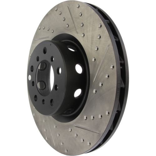 127.34062L - StopTech Sport Drilled & Slotted Brake Rotor; Front Left