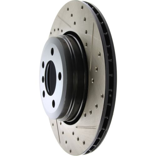 127.34065L - StopTech Sport Drilled & Slotted Brake Rotor; Rear Left