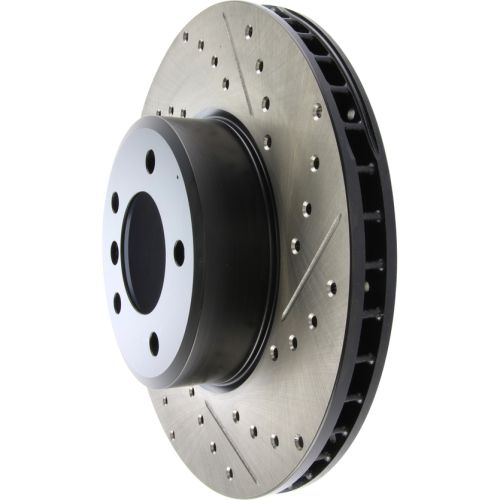 127.34070L - StopTech Sport Drilled & Slotted Brake Rotor; Front Left