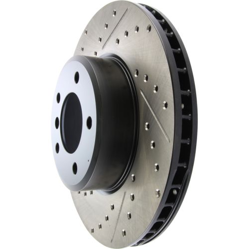127.34070R - StopTech Sport Drilled & Slotted Brake Rotor; Front Right