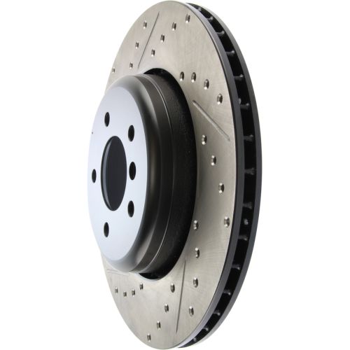 127.34072R - StopTech Sport Drilled & Slotted Brake Rotor; Rear Right