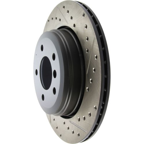 127.34074L - StopTech Sport Drilled & Slotted Brake Rotor; Rear Left