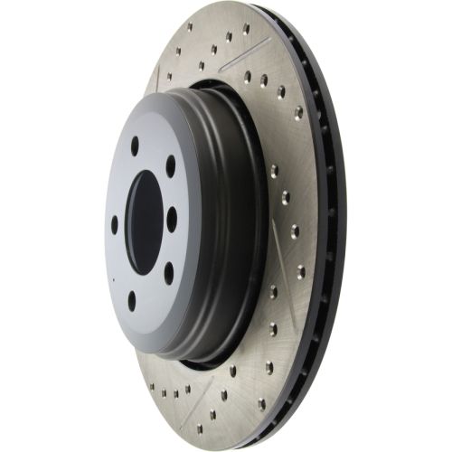 127.34074R - StopTech Sport Drilled & Slotted Brake Rotor; Rear Right