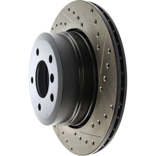 127.34085L - StopTech Sport Drilled & Slotted Brake Rotor; Rear Left