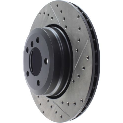 127.34086L - StopTech Sport Drilled & Slotted Brake Rotor; Rear Left