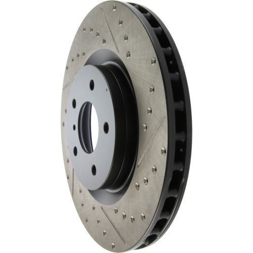 127.42076L - StopTech Sport Drilled & Slotted Brake Rotor; Front Left
