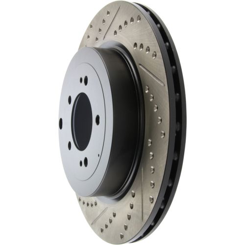 127.46075R - StopTech Sport Drilled & Slotted Brake Rotor; Rear Right