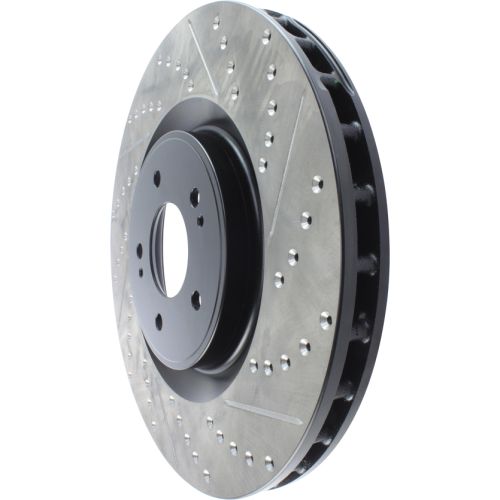 127.46076L - StopTech Sport Drilled & Slotted Brake Rotor; Front Left
