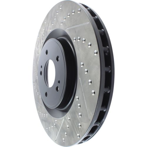 127.46076R - StopTech Sport Drilled & Slotted Brake Rotor; Front Right