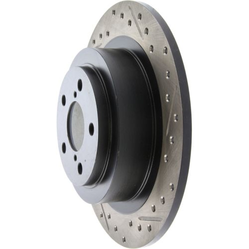 127.47017L - StopTech Sport Drilled & Slotted Brake Rotor; Rear Left