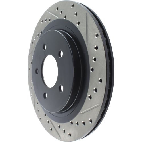 127.61087L - StopTech Sport Drilled & Slotted Brake Rotor; Rear Left