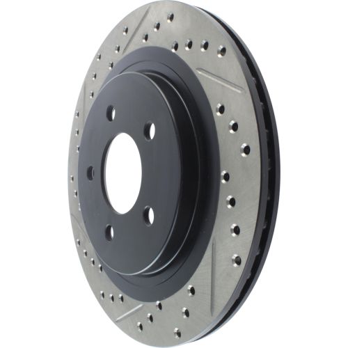 127.61087R - StopTech Sport Drilled & Slotted Brake Rotor; Rear Right