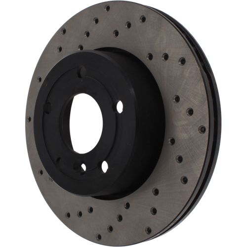 128.22003R - StopTech Sport Cross Drilled Brake Rotor; Front Right