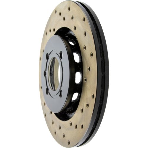 128.33028L - StopTech Sport Cross Drilled Brake Rotor; Front Left