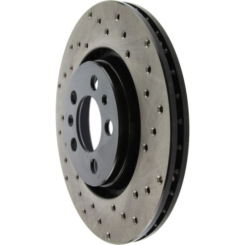 128.33054L - StopTech Sport Cross Drilled Brake Rotor; Front Left