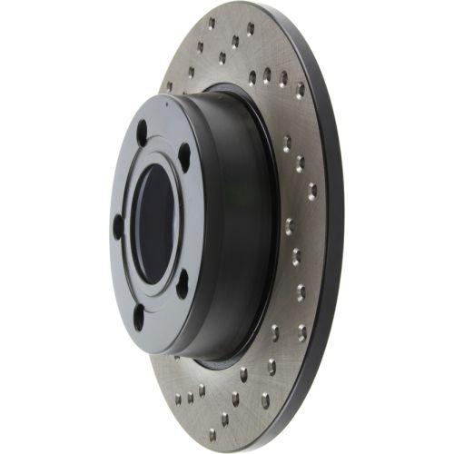 128.33064R - StopTech Sport Cross Drilled Brake Rotor; Rear Right