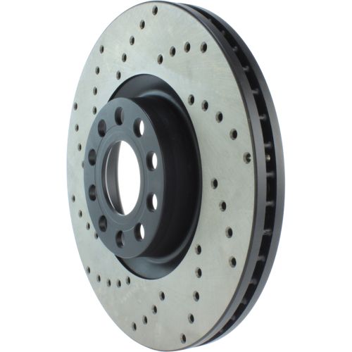 128.33065R - StopTech Sport Cross Drilled Brake Rotor; Front Right