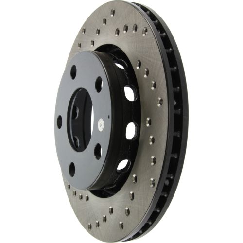 128.33067R - StopTech Sport Cross Drilled Brake Rotor; Rear Right