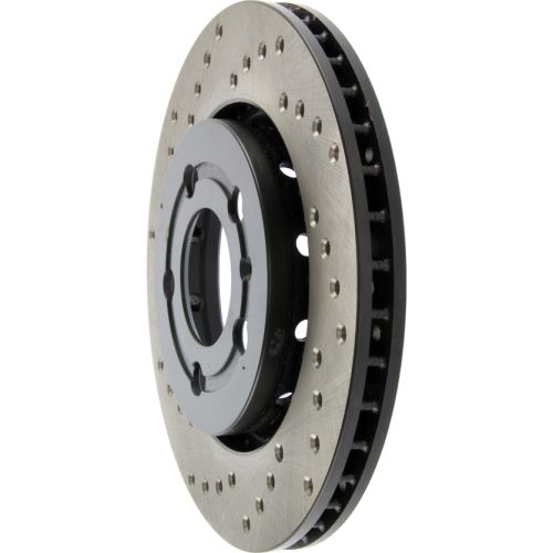 128.33069R - StopTech Sport Cross Drilled Brake Rotor; Rear Right