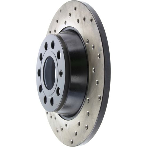 128.33129R - StopTech Sport Cross Drilled Brake Rotor; Rear Right