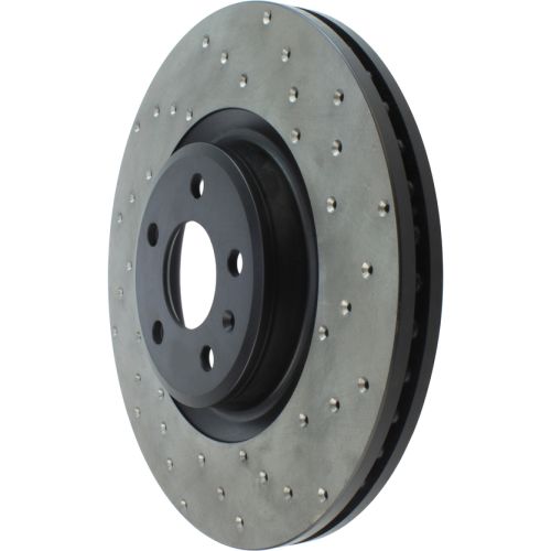 128.33138L - StopTech Sport Cross Drilled Brake Rotor; Front Left
