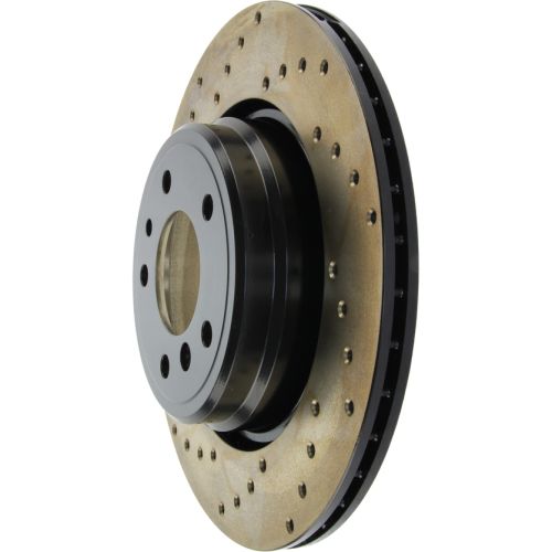 128.34043R - StopTech Sport Cross Drilled Brake Rotor; Rear Right