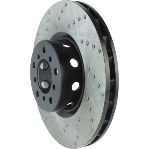 128.34063R - StopTech Sport Cross Drilled Brake Rotor; Front Right