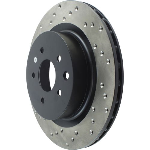 128.42079R - StopTech Sport Cross Drilled Brake Rotor; Rear Right