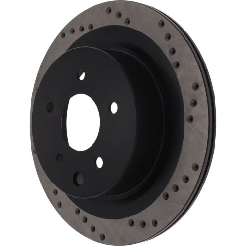 128.42088R - StopTech Sport Cross Drilled Brake Rotor; Rear Right