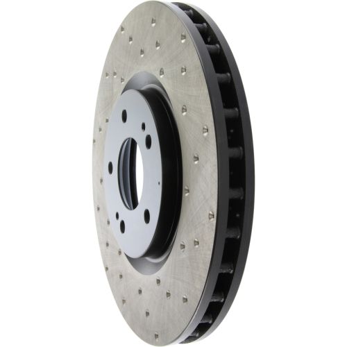 128.46064L - StopTech Sport Cross Drilled Brake Rotor; Front Left