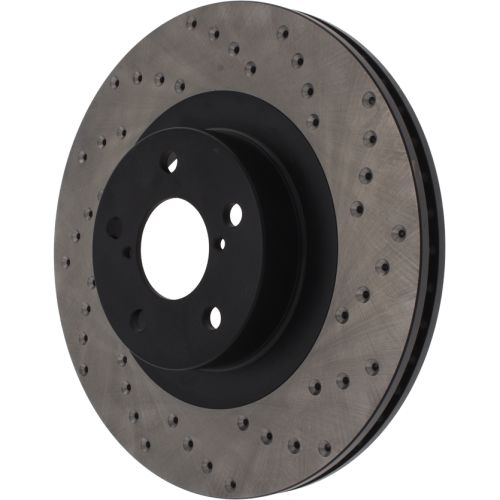 128.47018L - StopTech Sport Cross Drilled Brake Rotor; Front Left