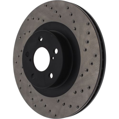 128.47018R - StopTech Sport Cross Drilled Brake Rotor; Front Right