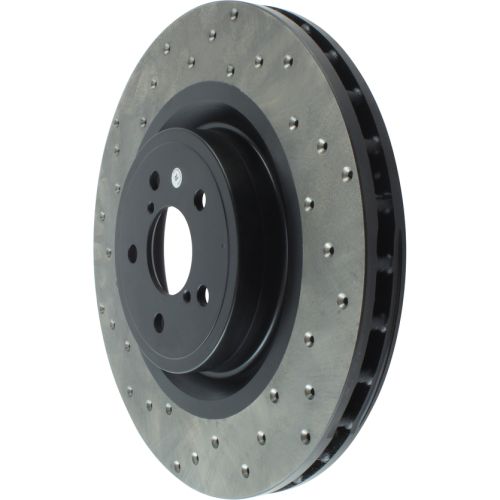 128.47019R - StopTech Sport Cross Drilled Brake Rotor; Front Right