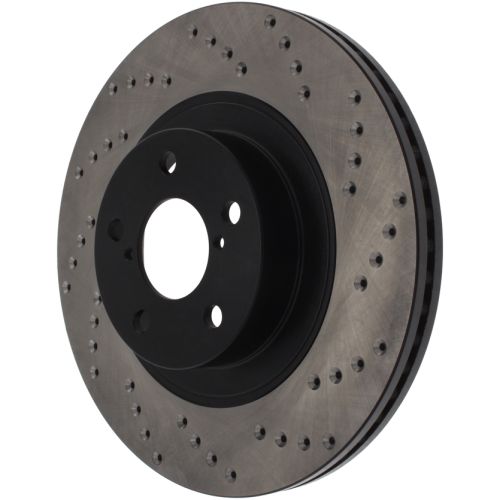 128.47021R - StopTech Sport Cross Drilled Brake Rotor; Front Right