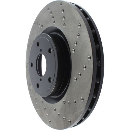 128.47022L - StopTech Sport Cross Drilled Brake Rotor; Front Left
