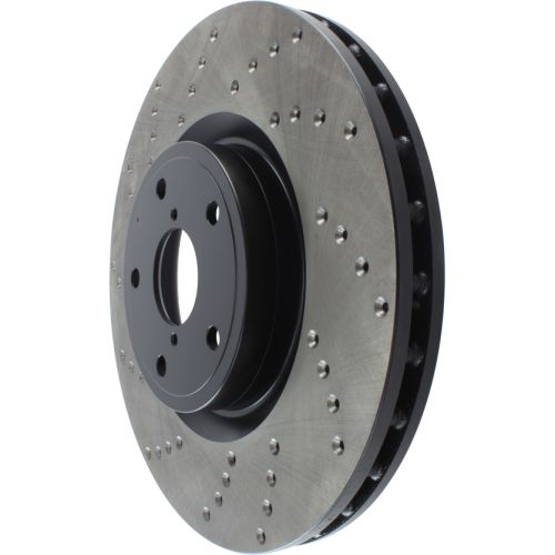 128.47022R - StopTech Sport Cross Drilled Brake Rotor; Front Right