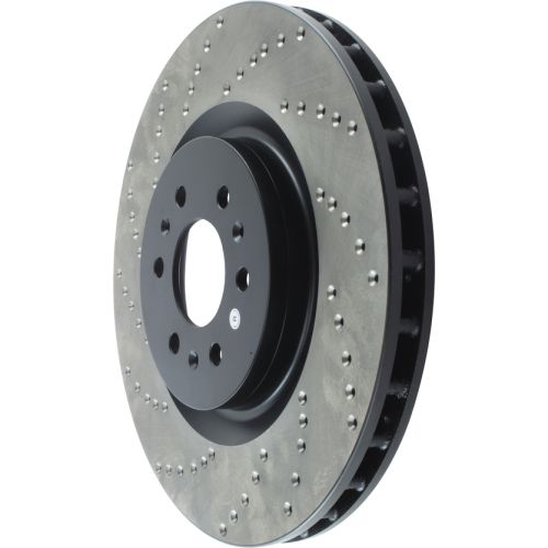 128.62075R - StopTech Sport Cross Drilled Brake Rotor; Front Right