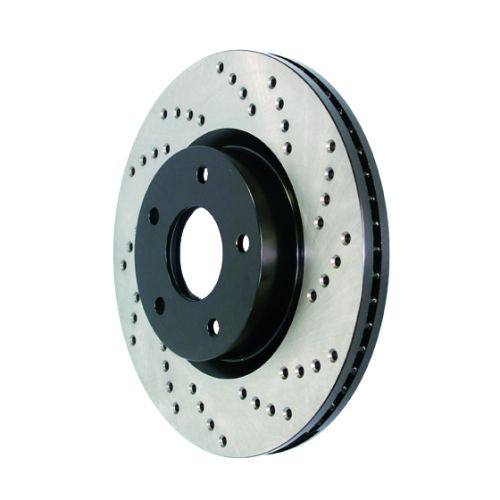 128.35047L - StopTech Sport Cross Drilled Brake Rotor; Front Left