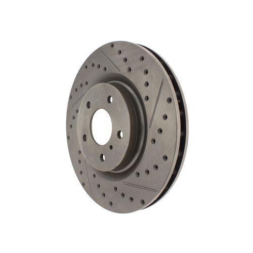 227.42076L - StopTech Select Sport Drilled and Slotted Brake Rotor; Front Left