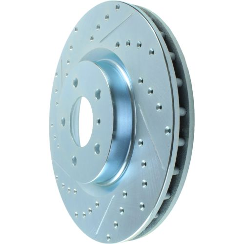 227.42076R - StopTech Select Sport Drilled and Slotted Brake Rotor; Front Right