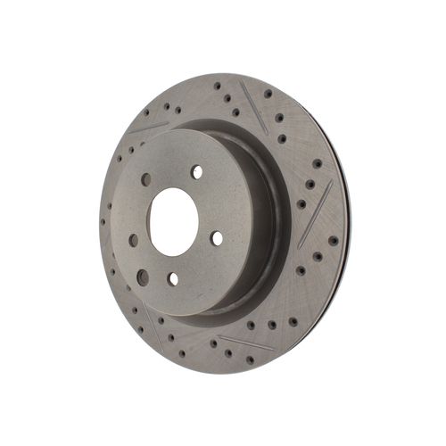 227.42079L - StopTech Select Sport Drilled and Slotted Brake Rotor; Rear Left