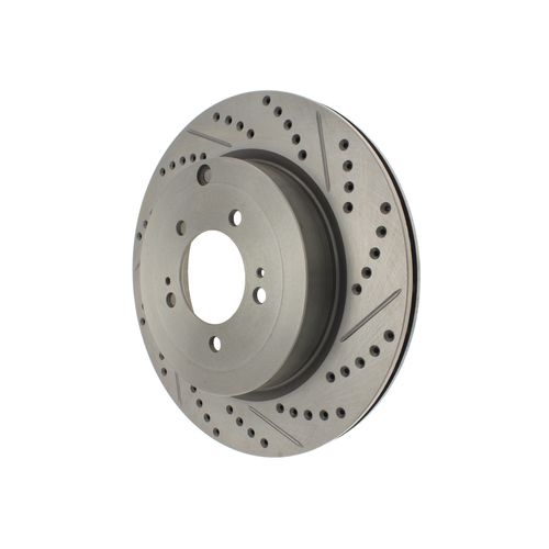 227.46075L - StopTech Select Sport Drilled and Slotted Brake Rotor; Rear Left