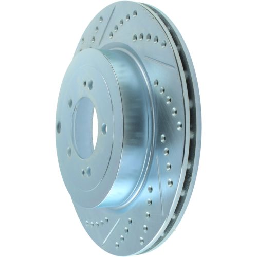 227.46075R - StopTech Select Sport Drilled and Slotted Brake Rotor; Rear Right