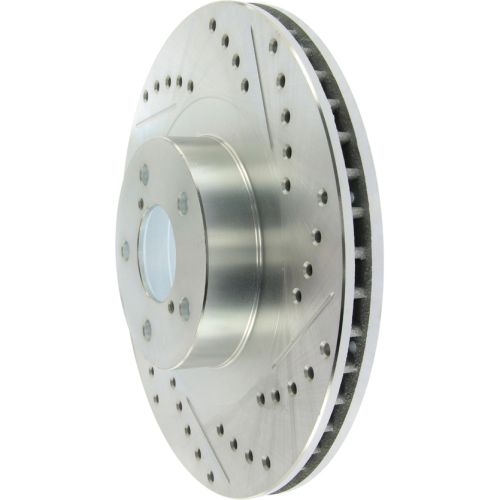 227.47018R - StopTech Select Sport Drilled and Slotted Brake Rotor; Front Right