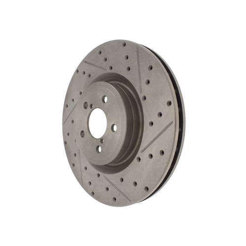 227.47019L - StopTech Select Sport Drilled and Slotted Brake Rotor; Front Left