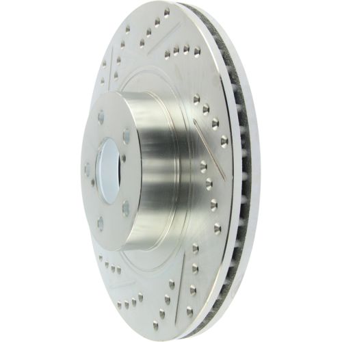 227.47021R - StopTech Select Sport Drilled and Slotted Brake Rotor; Front Right